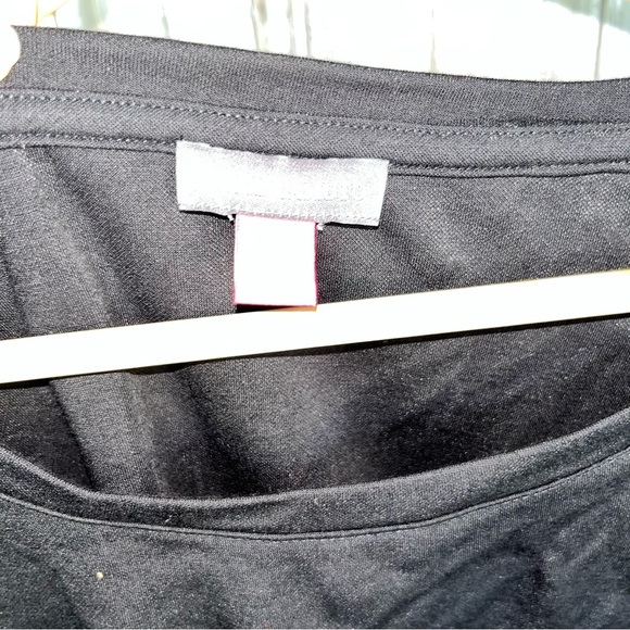 NWT Vince Camuto Black Afterglow Tee - Picture 5 of 5